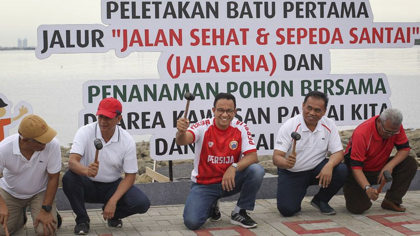 Gubernur Anies Groundbreaking Jalur Jalasena di Pantai Kita dan Pantai Maju - Bagian 1