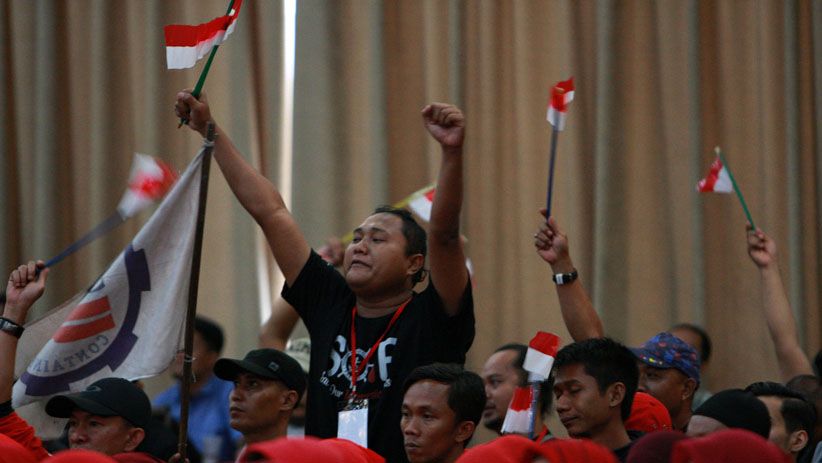 KRPI Gelar Rapat Akbar untuk Kawal Kebijakan Jokowi Bidang Ketenagakerjaan - Bagian 5