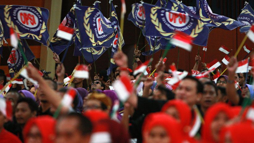 KRPI Gelar Rapat Akbar untuk Kawal Kebijakan Jokowi Bidang Ketenagakerjaan - Bagian 3