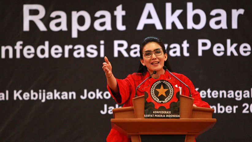 KRPI Gelar Rapat Akbar untuk Kawal Kebijakan Jokowi Bidang Ketenagakerjaan - Bagian 2