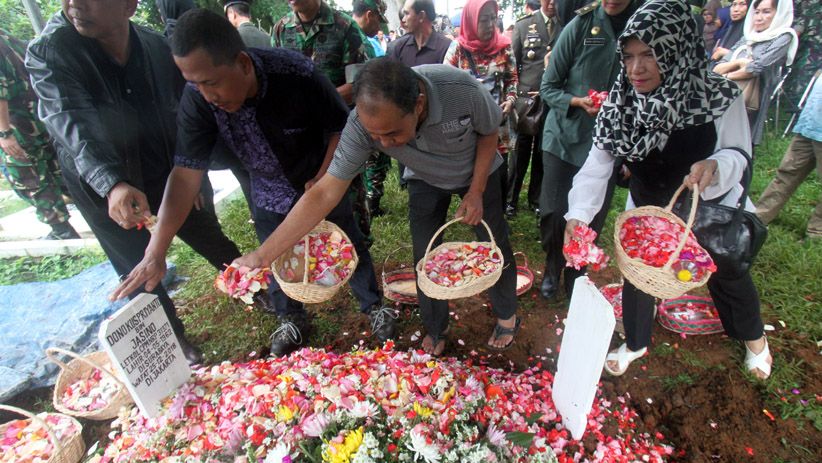 Letkol Dono Kuspriyanto Dikebumikan di Pemakaman Pahlawan Dreded