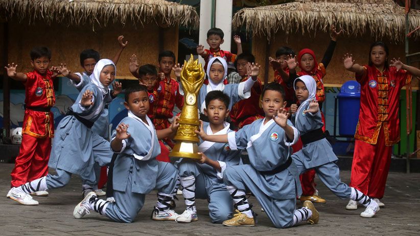 Atlet-Atlet Muda Kungfu Surabaya Bersatu Juara Umum BIKC - Bagian 1