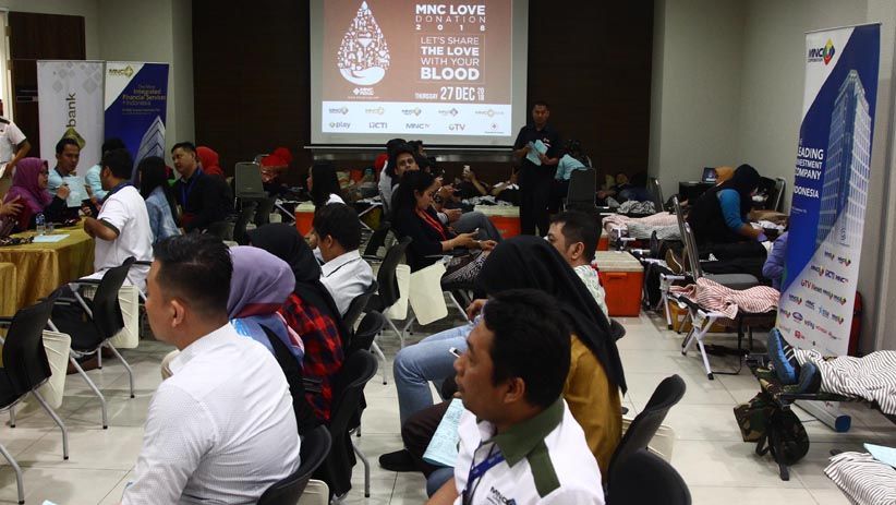 Antusiasme Karyawan MNC Group Ikuti Kegiatan Donor Darah  - Bagian 2