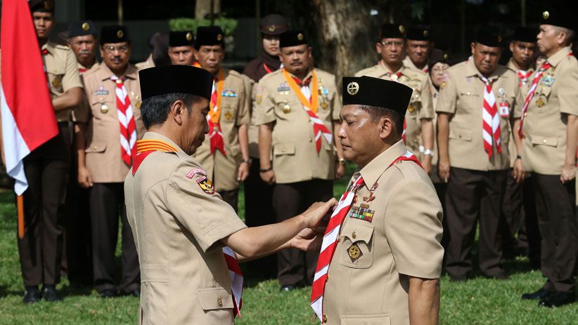 Presiden Jokowi Lantik Budi Waseso sebagai Ketua Kwarnas Pramuka - Bagian 2