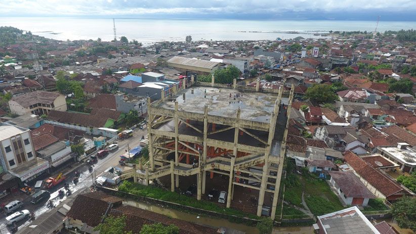 Miris, Shelter Tsunami Labuan Terbengkalai karena Kasus Korupsi