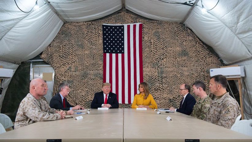 Kunjungan Mendadak Presiden Trump ke Pangkalan Militer di Irak - Bagian 2