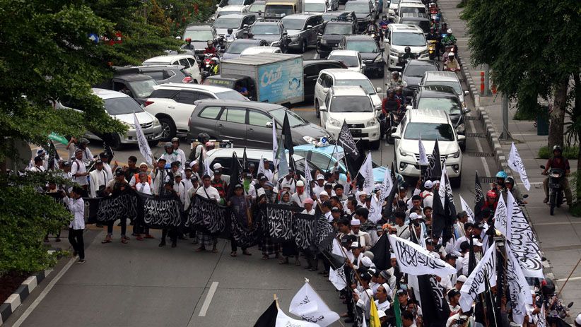 Aksi Solidaritas Ormas Islam Surabaya untuk Muslim Uigur