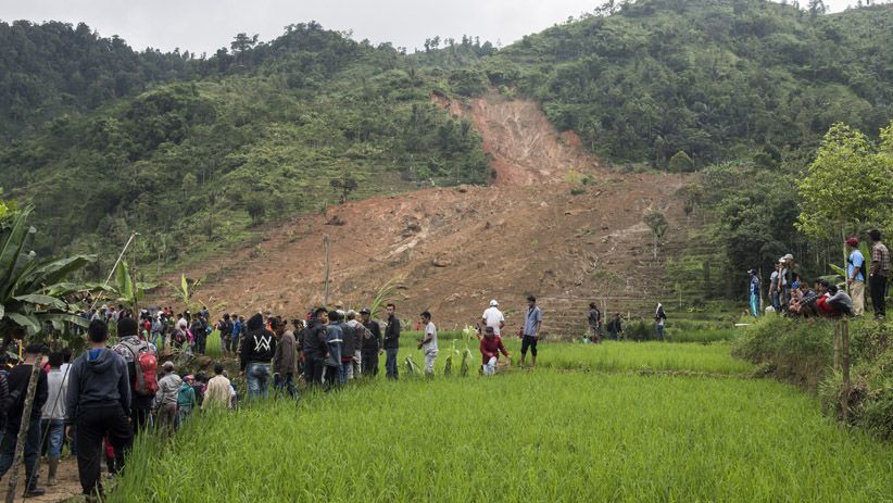 Korban Tewas akibat Tanah Longsor di Sukabumi 9 Orang