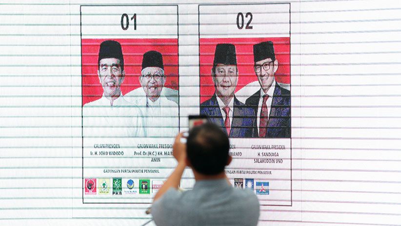 Selesai Validasi, Ini Surat Suara Pilpres dan Pileg 2019  - Bagian 1
