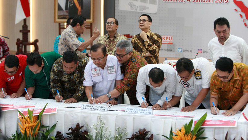 Selesai Validasi, Ini Surat Suara Pilpres dan Pileg 2019  - Bagian 4