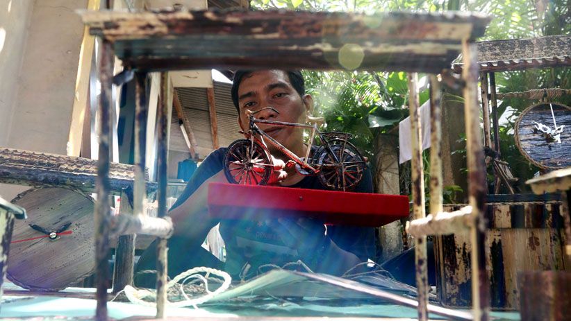 Perajin Ini Ekspor Kerajinan Tangan Berbahan Pelepah Pohon Pisang - Bagian 3