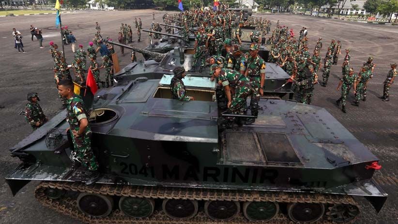 519 Taruna TNI Ikuti Kegiatan Bhinneka Eka Bhakti di Markas Marinir - Bagian 2