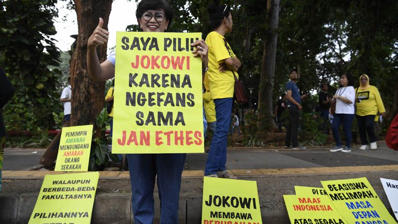 Ribuan Alumni UI Deklarasi Dukung Jokowi-Ma'ruf Amin - Bagian 6