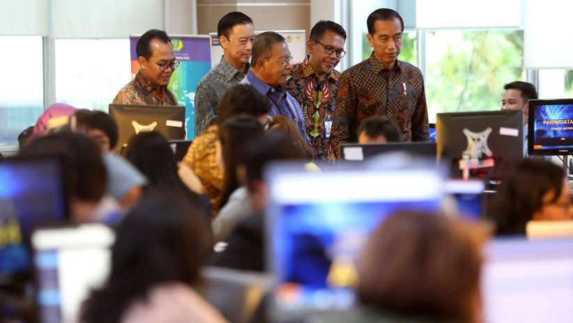 Presiden Jokowi Tinjau Layanan Perizinan Investasi OSS BKPM - Bagian 1