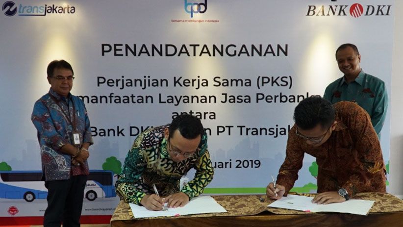 Bank DKI Kerja Sama Layanan Perbankan dengan PT Transportasi Jakarta - Bagian 2