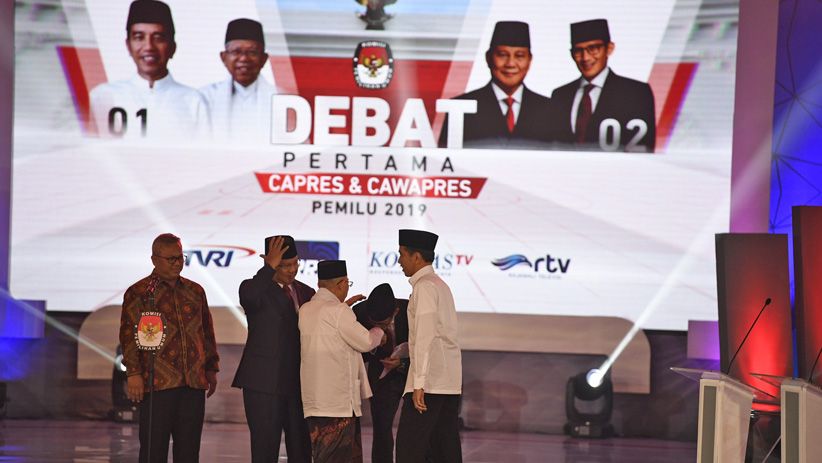 Foto-Foto Debat Perdana Pilpres 2019 - Bagian 2