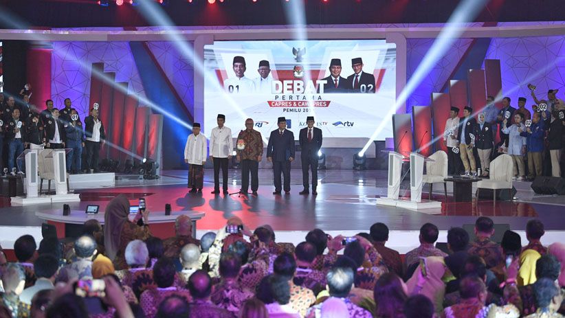 Foto-Foto Debat Perdana Pilpres 2019 - Bagian 1