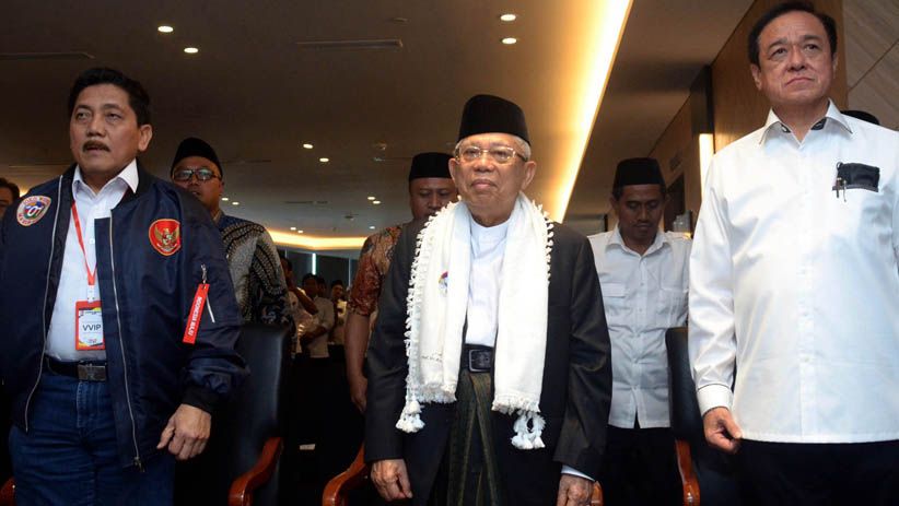 Ma'ruf Amin Hadiri Rakerda Bravo-5 Jawa Timur