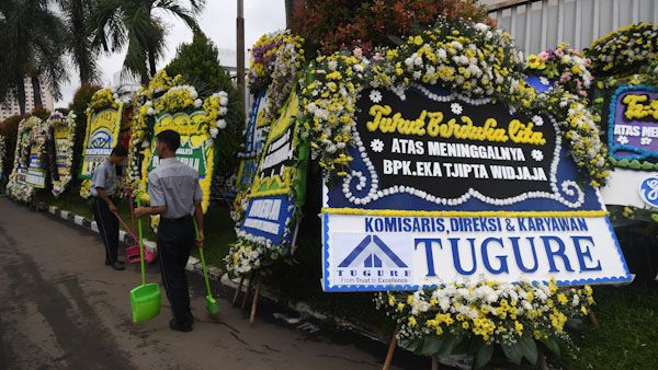 Eka Tjipta Meninggal, Begini Suasana Rumah Duka RSPAD Gatot Soebroto - Bagian 3