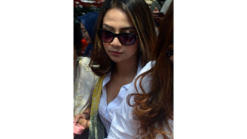 Vanessa Angel Jalani Pemeriksaan sebagai Tersangka Kasus Prostitusi Online