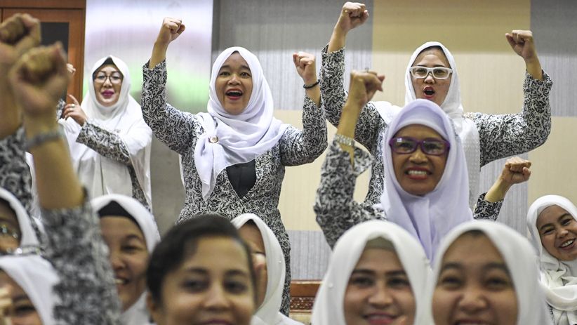 Ekspresi Kegembiraan Ratusan Bidan saat RUU Kebidanan Disahkan DPR - Bagian 2