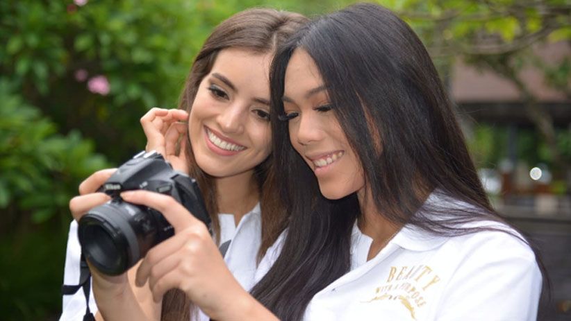 Persiapan Miss World Vanessa Ponce Sebelum Temui Pengungsi Korban Gempa - Bagian 3