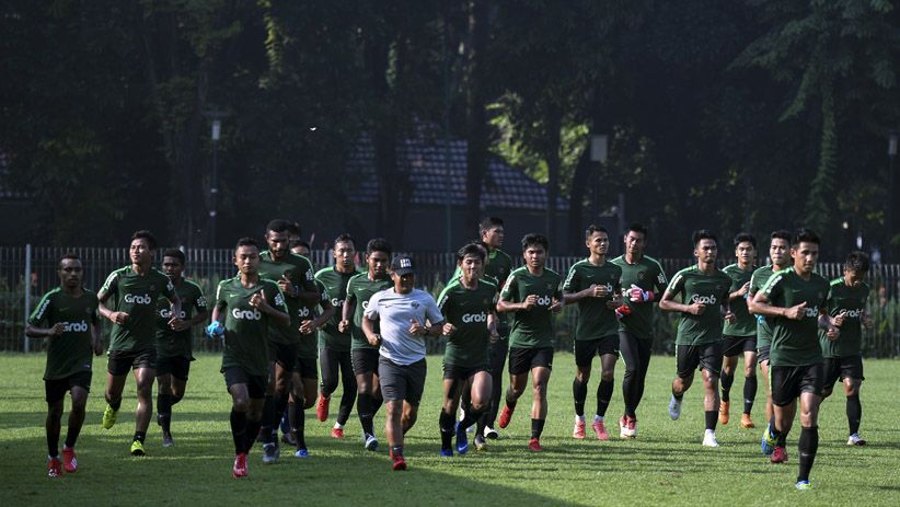 Melihat Pemain Timnas U-22 Latihan Sebelum Ikuti Piala AFF di Kamboja - Bagian 1