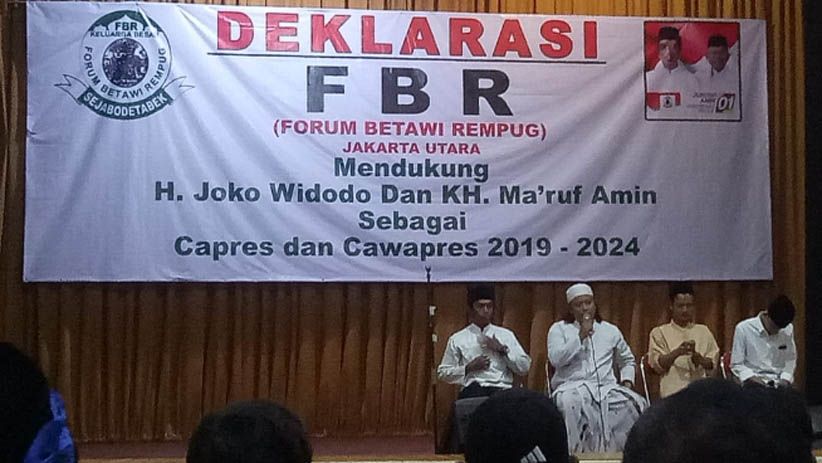 FBR Jakarta Utara Deklarasi Dukung Jokowi-Ma'ruf Amin - Bagian 2