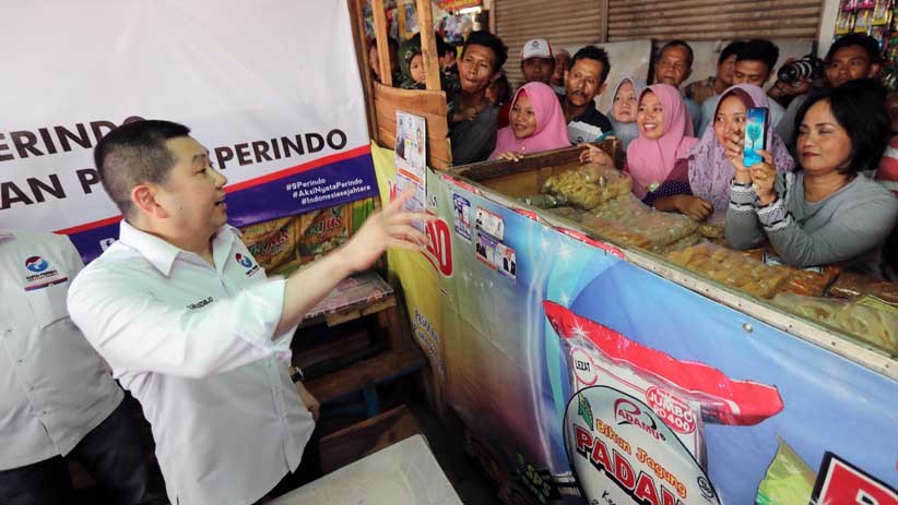 Kunjungi Pasar Rau Serang, HT Lihat Perkembangan UMKM Gerobak Perindo - Bagian 6