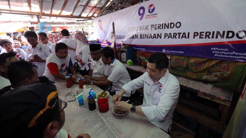 Kunjungi Pasar Rau Serang, HT Lihat Perkembangan UMKM Gerobak Perindo - Bagian 2