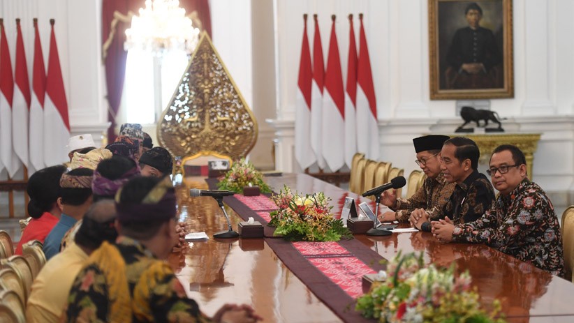 Jelang Perayaan Nyepi, Pengurus PHDI Bertemu Presiden Jokowi