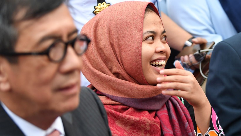 Senyum Siti Aisyah usai Bebas dari Dakwaan Pembunuhan Kim Jong Nam - Bagian 1