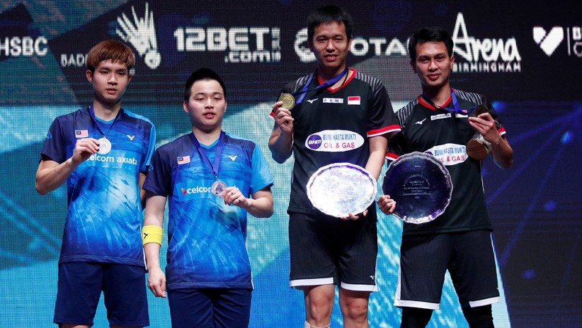 Ekspresi Kemenangan Hendra/Ahsan Juara All England 2019 - Bagian 4