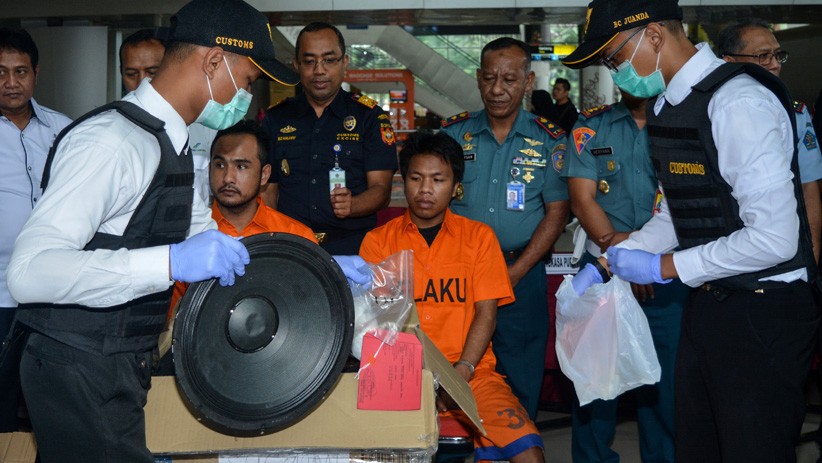 Bea Cukai Temukan 1 Kg Sabu yang Disembunyikan di Dalam Speaker