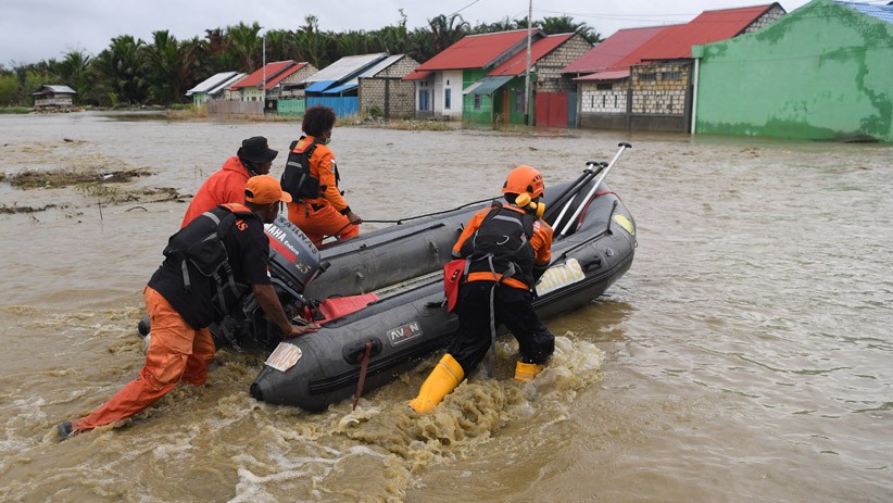 Banjir Bandang Tewaskan 89 Orang, Kawasan Sentani Masih Digenangi Air