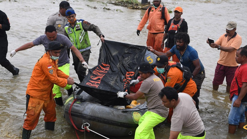 Banjir Bandang Tewaskan 89 Orang, Kawasan Sentani Masih Digenangi Air