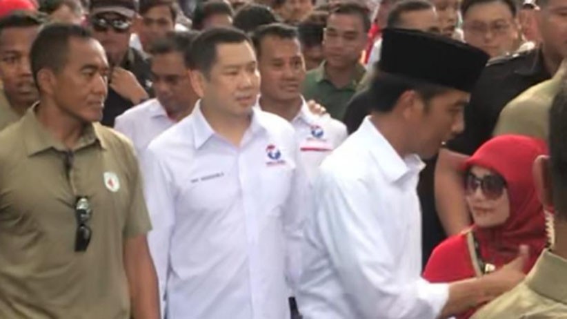 Momen HT Ikuti Kampanye Terbuka Perdana Jokowi  di Serang Banten - Bagian 3