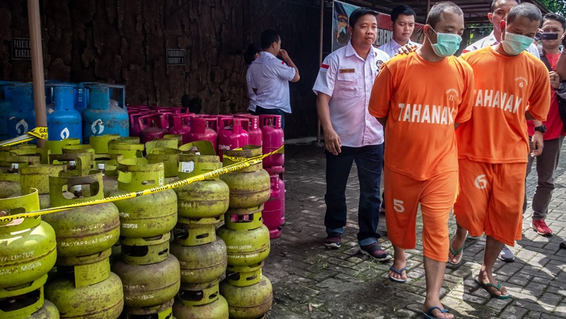 Polda Jateng Ungkap Kasus Elpiji Oplosan Beromzet Ratusan Juta Rupiah