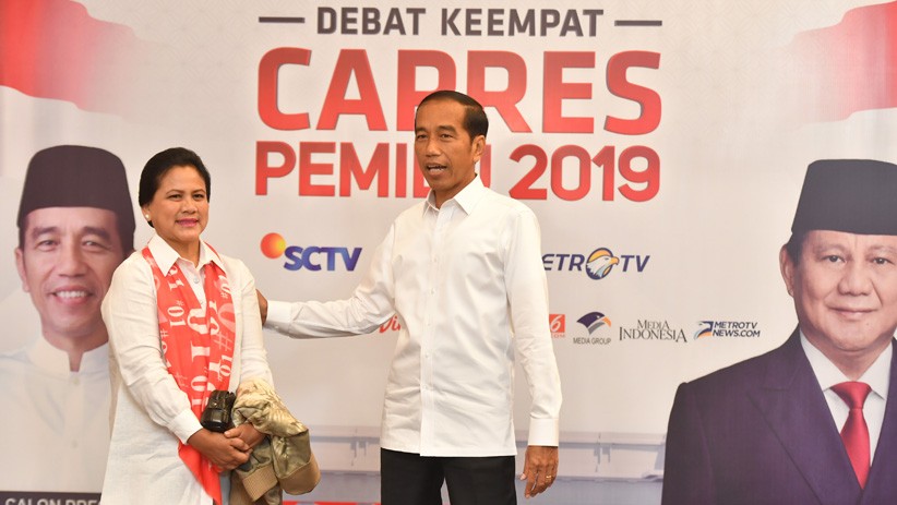 Foto-Foto Debat Calon Presiden Putaran Keempat - Bagian 2