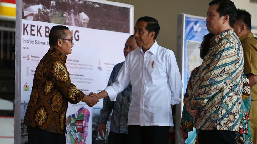 Presiden Jokowi Resmikan 3 Kawasan Ekonomi Khusus di Sulawesi Utara - Bagian 2