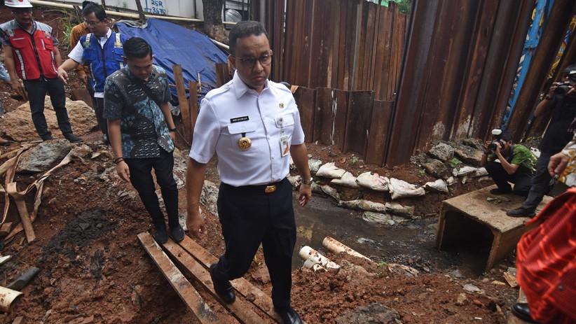 Gubernur Anies Baswedan Cek Titik Rawan Banjir Jakarta - Bagian 2