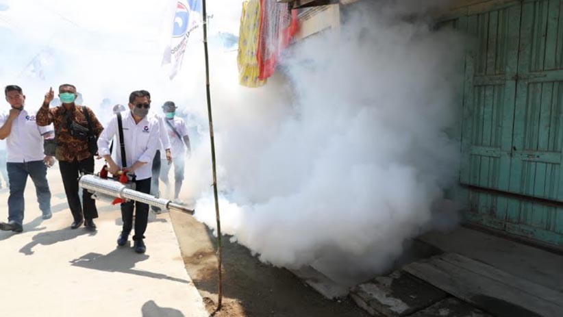 Aksi Nyata Ketum Perindo HT Pimpin Langsung Fogging Serentak Nasional - Bagian 4