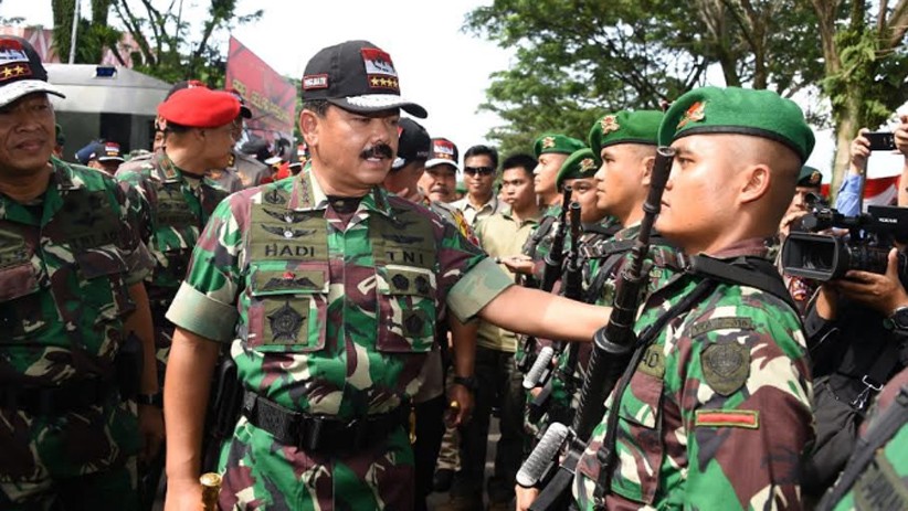 Panglima TNI dan Kapolri Cek Kesiapan Pasukan Pengamanan Pemilu 2019 - Bagian 2
