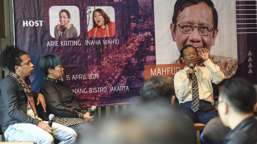 Mahfud MD Ajak Generasi Milenial Tidak Golput dan Gunakan Hak Pilih - Bagian 3