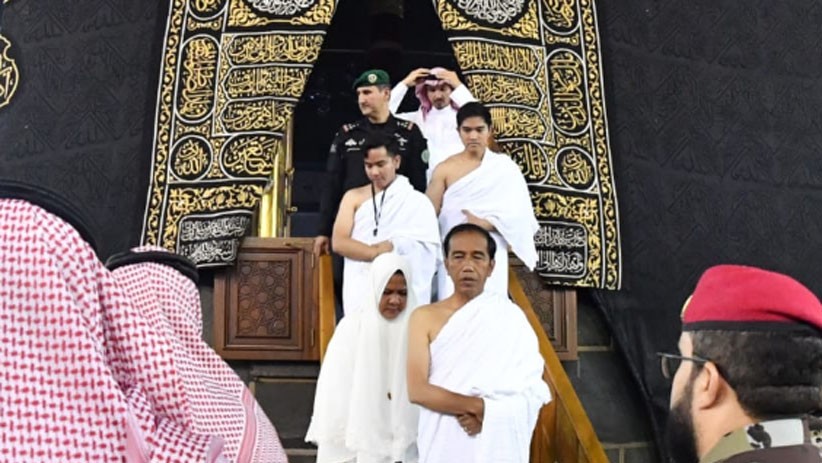 Presiden Jokowi dan Keluarga Masuk ke Dalam Kakbah saat Ibadah Umrah - Bagian 2