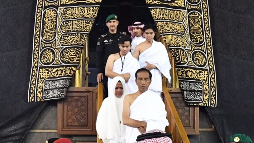 Presiden Jokowi dan Keluarga Masuk ke Dalam Kakbah saat Ibadah Umrah - Bagian 1
