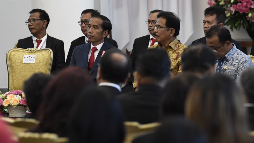 Presiden Jokowi Buka Kongres Ikatan Notaris Indonesia di Istana Bogor - Bagian 4