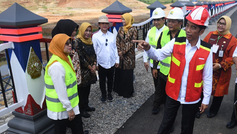 Presiden Jokowi Resmikan Bendungan Gondang - Bagian 3