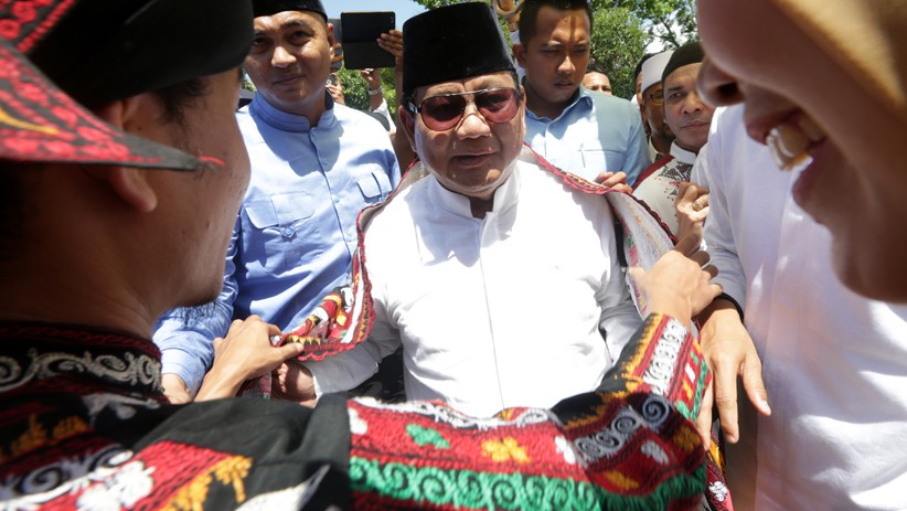 Ucapkan Terima Kasih, Prabowo-Sandi Kunjungi Pendukung di Aceh