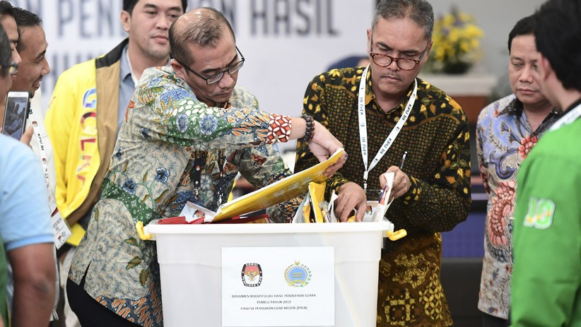 KPU Gelar Rapat Pleno Rekapitulasi Suara Pemilu Luar Negeri - Bagian 3